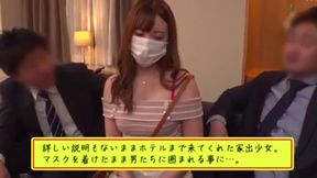 Runaway College Girl Satisfies Four Uncles Passionately Together