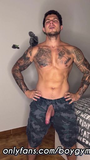 My Big Cock Cums Military Pants
