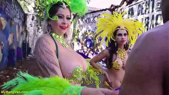 real bang van samba dancer carnaval anal orgy