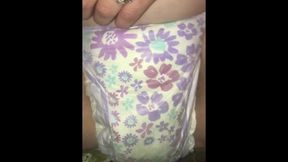 Wifey floods her diaper and wants a creampie