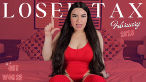 LOSER TAX FEBRUARY 2026- Loser Reprogramming with Humiliatrix Countess Wednesday- Sexual Rejection, Loser Porn, Mental Domination, Conditioning MP4 1080p