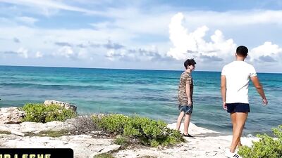 Hot Latinos with tight bodies love giving blowjobs before hard pounding