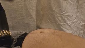 Playing with my slave husband after work as always