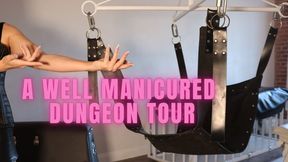 A Well Manicured Dungeon Tour - Mistress Justine Cross