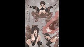 Bleach-inspired Tia and Nelson full gallery with ahegao sluts