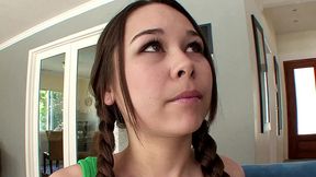 mika sparx swallows cum after interracial blowjob
