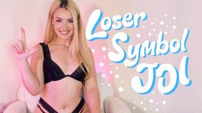 LOSER SYMBOL WORSHIP JERK OFF INSTRUCTIONS - HUMILIATION JOI