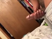 Watch Jay Piper Jack Off and Bust Huge Load On His Neighbors Wife Bed