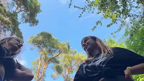 You Are Dirty And Spit-stained In The Forest - POV Spitting Femdom