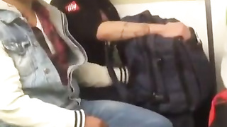 Jerks off in train 4