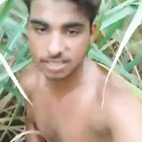 Desi village boy jarking and cum