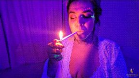 ** PROMOTION** HOT NEON SPIT AND SMOKE IN THE DARK - BY VICTORIA DIAS - FULL VERSION IN FULL HD - JUNE 2026