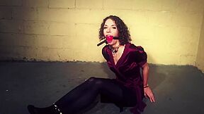 Ballgagged And Cuffed