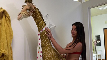 Behind the scene, Trans Doctor fuck a very horny patient.
