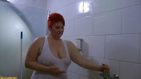 Annadevot - Transparent swimsuit under the shower