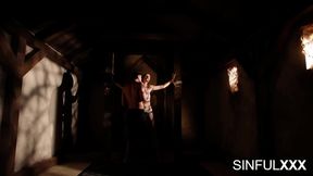 Sultry MILF Lyanna Nilsson and Charlie Dean's Steamy Handjob & Blowjob