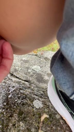 Just had to pee and the spot happened to be perfect