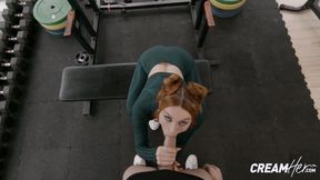 ”Redhead Babe Charlie Red Shows Her Best Sex Exercise”