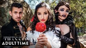 Crazy Hot Threesome Sex with Tranny Natalie Mars & Cis Babe Emily Willis, Cum-Filled XXX Video