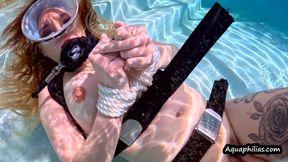 Aquaphilias- Katie Kinz- Underwater Rope Submission Challenge