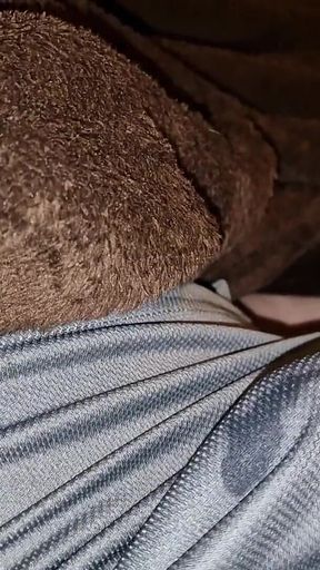 fucking My Shorts and Staining Them with Precum, for All of You Bulge Lovers