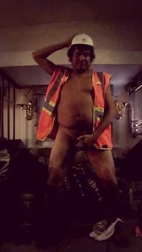 foxdude11 metis jerking off in construction outfit