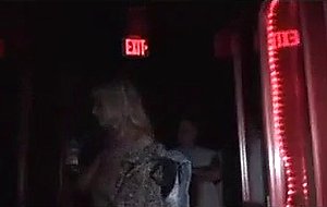 Busty amature wife gangbang in porno shop