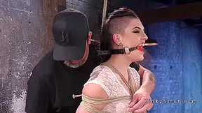 Trimmed Slave Fucked With Dick On A Stick