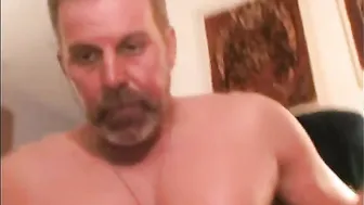 Mature Amateur Ray Jerks Off and Cums