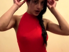 Madeline amateur teen enjoys a solo masturbation