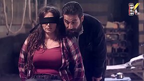 Busty Arab Woman Blindfolded And Chairtied