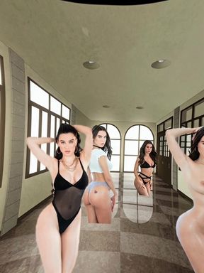 Pornstar Lana Rhoades takes a big dick in a doggy style position on TikTok