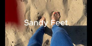 Red Hot Beach Stroll: Mistress Summer's Luxurious Foot Tease