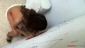 Aum on her Lollipop
