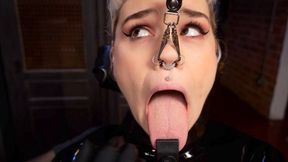 Breath Control with Ruby Riots and Elise Graves... Elise Assesses Ruby's Mouth and Breathing