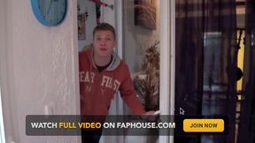 Twink fucked by his 2 friends bot gay but curious