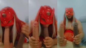 playing naughty in red 2
