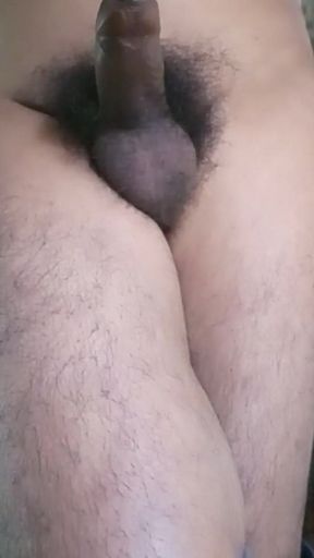 Horny Indian Teen Naked Boy with Phimosis Dick Jerking and Stroking Until Cum