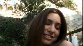 Melanie Jagger gets double fucked and swallows cum