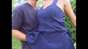 Double Penetration and Cumshot in Mouth From Two Big Amateur Cocks for Busty Blonde MILF