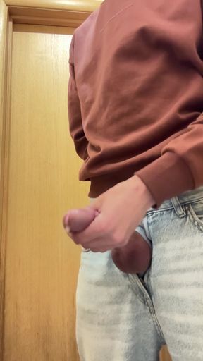 Jerking off in the Toilet