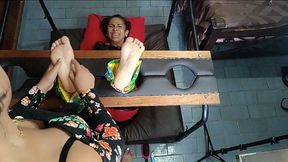 Soles Up Tickle Madness Part 1: Edi Tickles Yexica's Feet!
