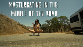 Fucking Fully Nude on Public Road TWICE