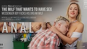 The Milf That Wants To Have Anal Sex Isabel Rose & The Young Messenger