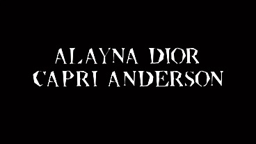 Capri Anderson and Alayna Dior Lesbian Ass Eating
