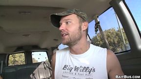 baitbus - steven daigle is on the lookout for some straight dick and finds dan hyde