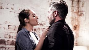 ”Latin MILF assistant fucks big cock boss after stalking his housewife”