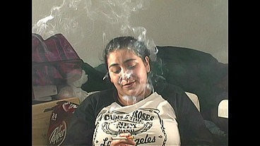 Samantha Chubby Latina Non-Nude SFW Smoking Clips Pt 1