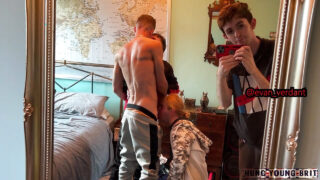 British hunk George Mason takes a deep anal pounding