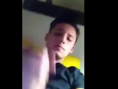 Cumming Hard After School - Twink Amateur Masturbates